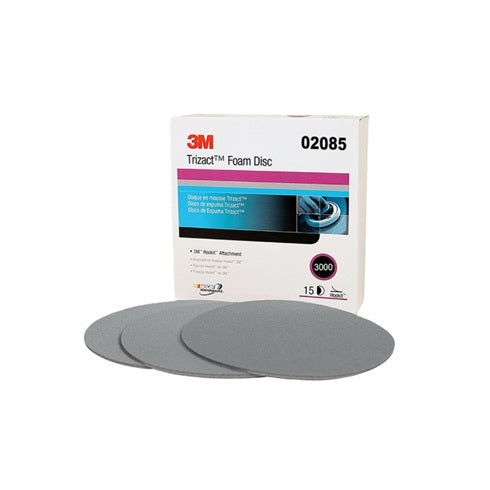 3M 02085 Trizact™ Hookit™ Foam Disc 6" P3000