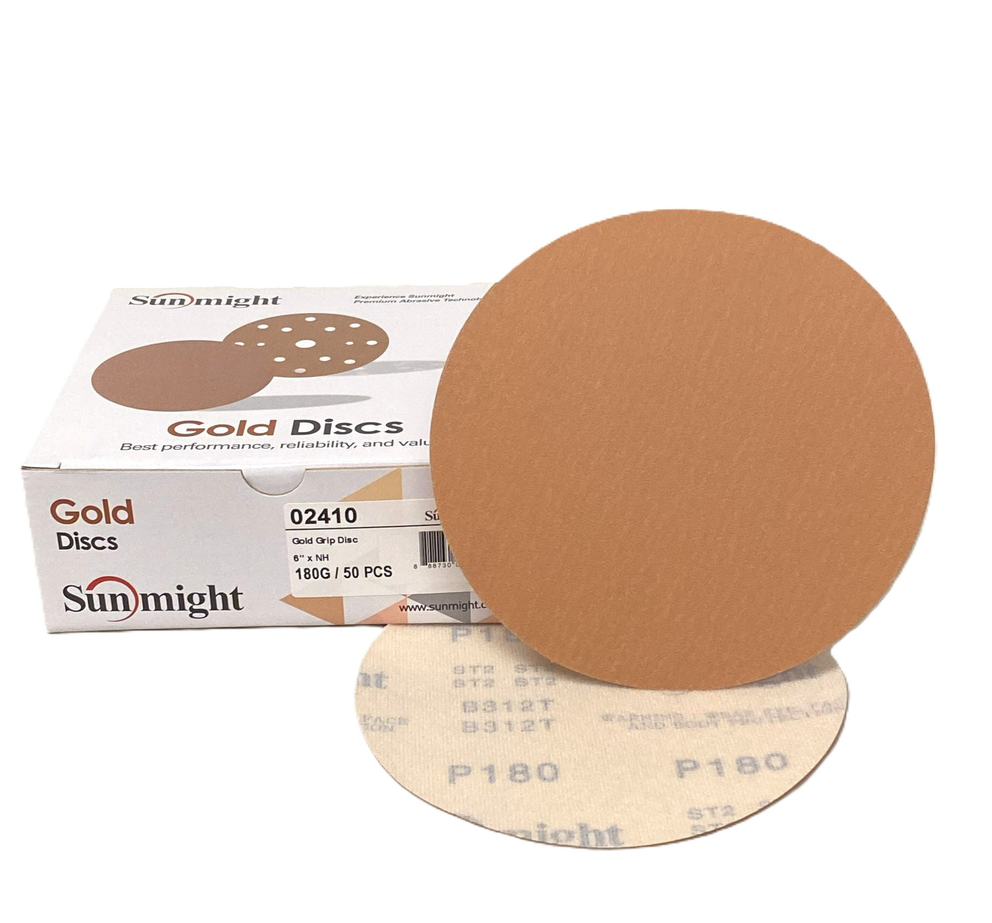 Sunmight Gold Disc Velcro No-hole (40~1200 grit)
